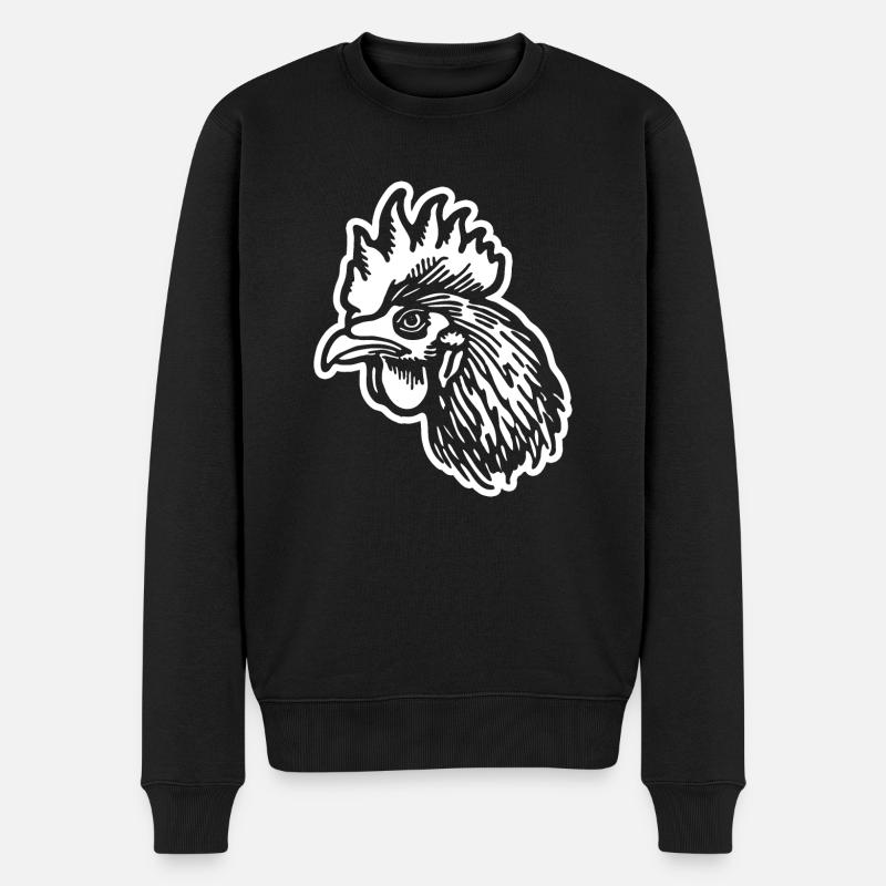 Poulailler - Pull Premium bio Homme - noir