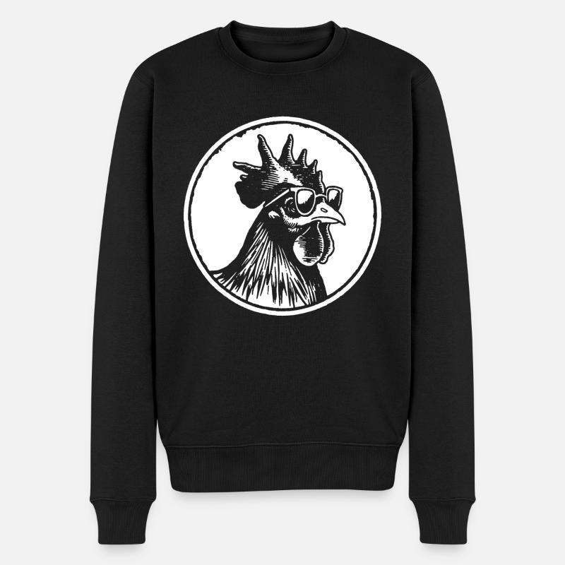 Poulailler - Pull Premium bio Homme - noir