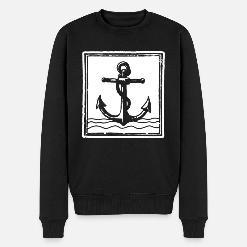 Ancre - Pull Premium bio Homme - noir