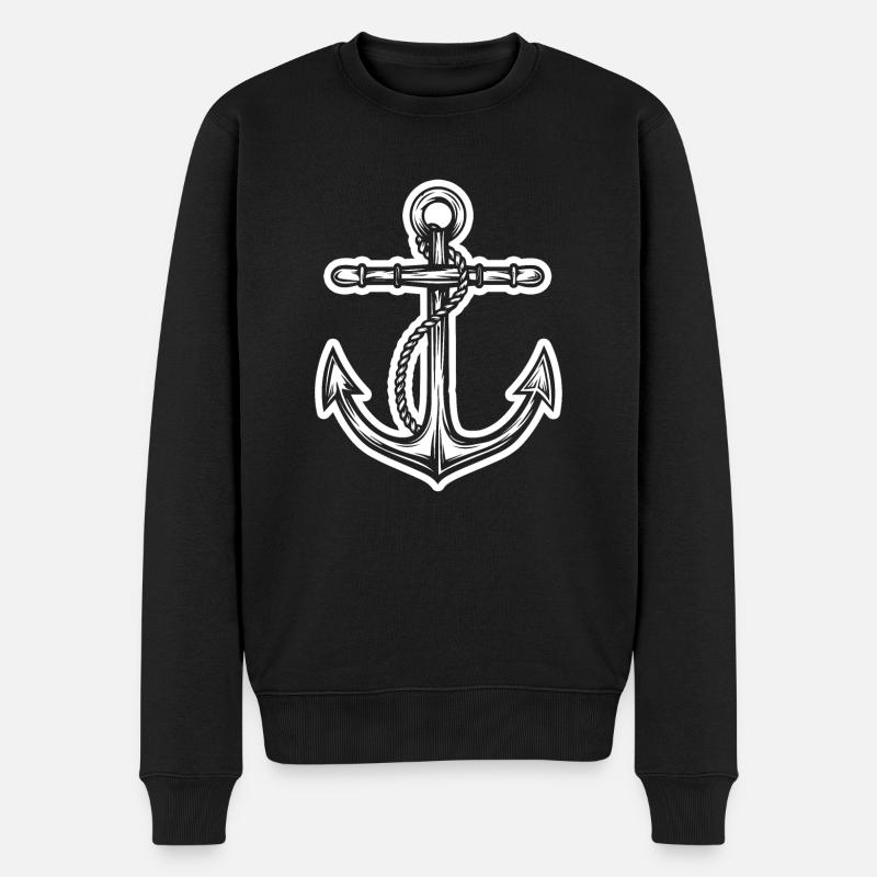 Ancre - Pull Premium bio Homme - noir