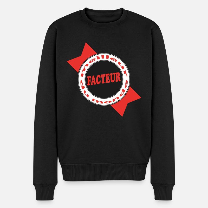 Bester FAKTOR - Männer Premium Bio Pullover - Schwarz