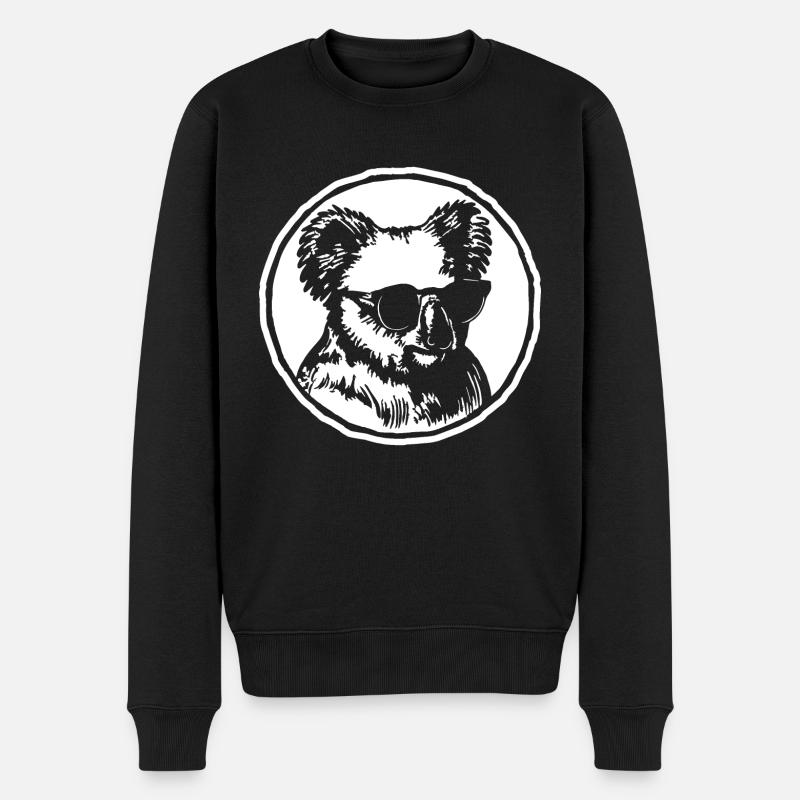 Koala - Pull Premium bio Homme - noir