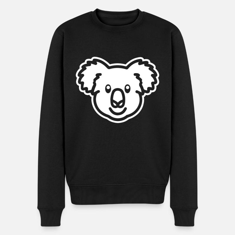 Koala - Pull Premium bio Homme - noir