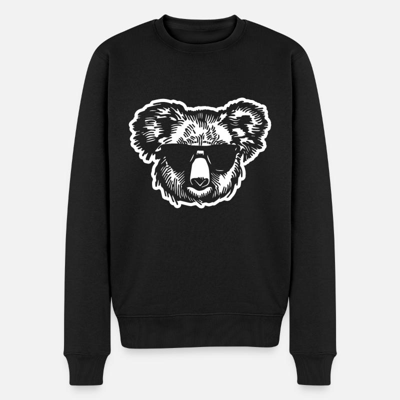 Koala - Pull Premium bio Homme - noir