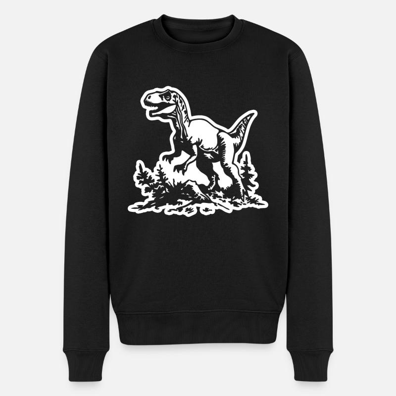 Dinosaure Dino - Pull Premium bio Homme - noir