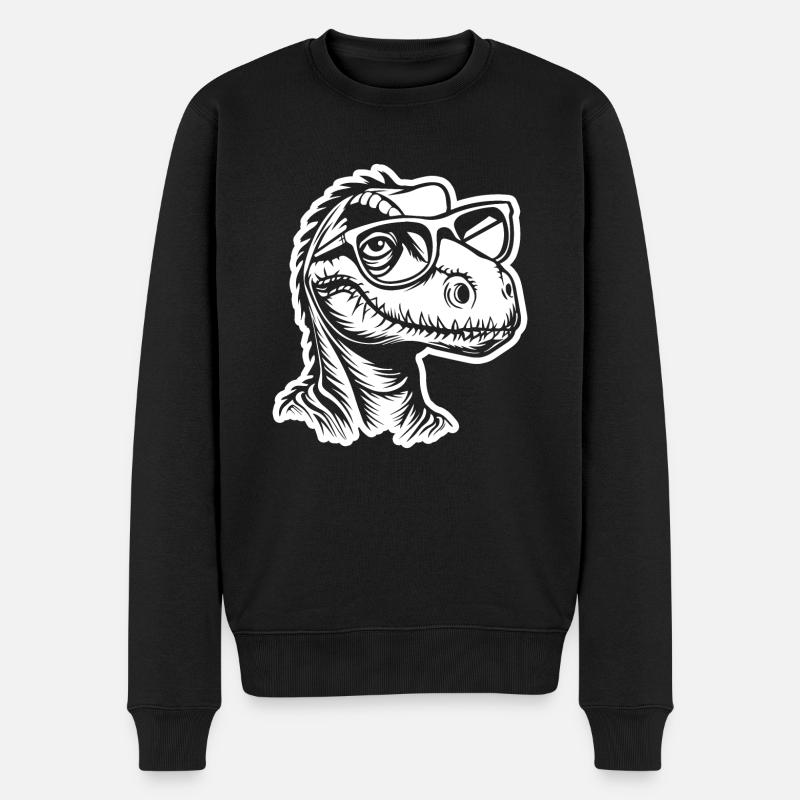 Dinosaure Dino - Pull Premium bio Homme - noir