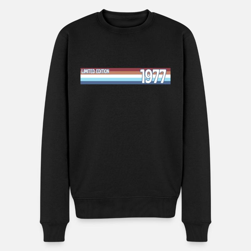rétro 1977 limited edition - Pull Premium bio Homme - noir