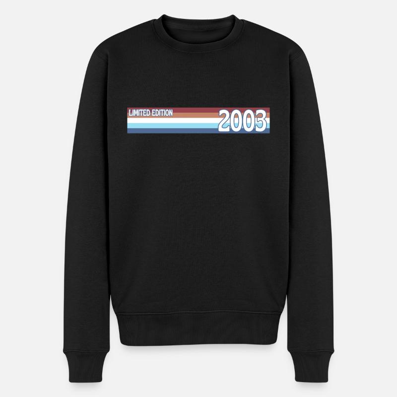 rétro 2003 limited edition - Pull Premium bio Homme - noir