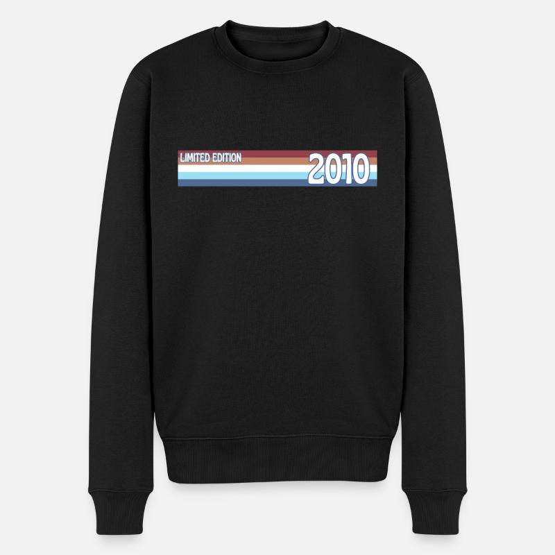 rétro 2010 limited edition - Pull Premium bio Homme - noir