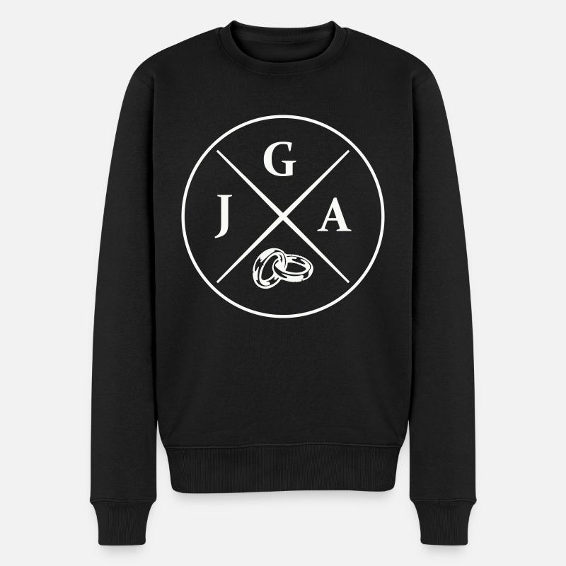Jga Junggesellenabschied - Männer Premium Bio Pullover - Schwarz