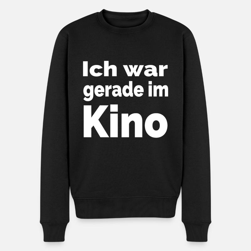 Kino - Männer Premium Bio Pullover - Schwarz