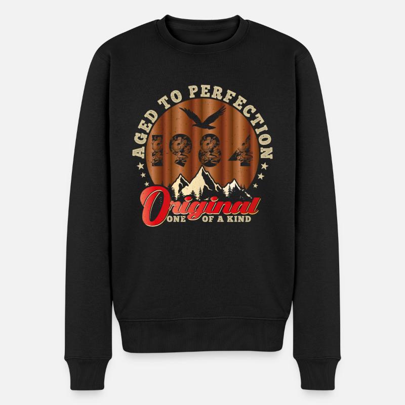 Anniversaire emblématique de 1984 - Pull Premium bio Homme - noir