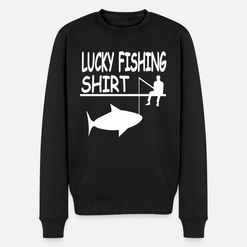 Pêche - Pull Premium bio Homme - noir