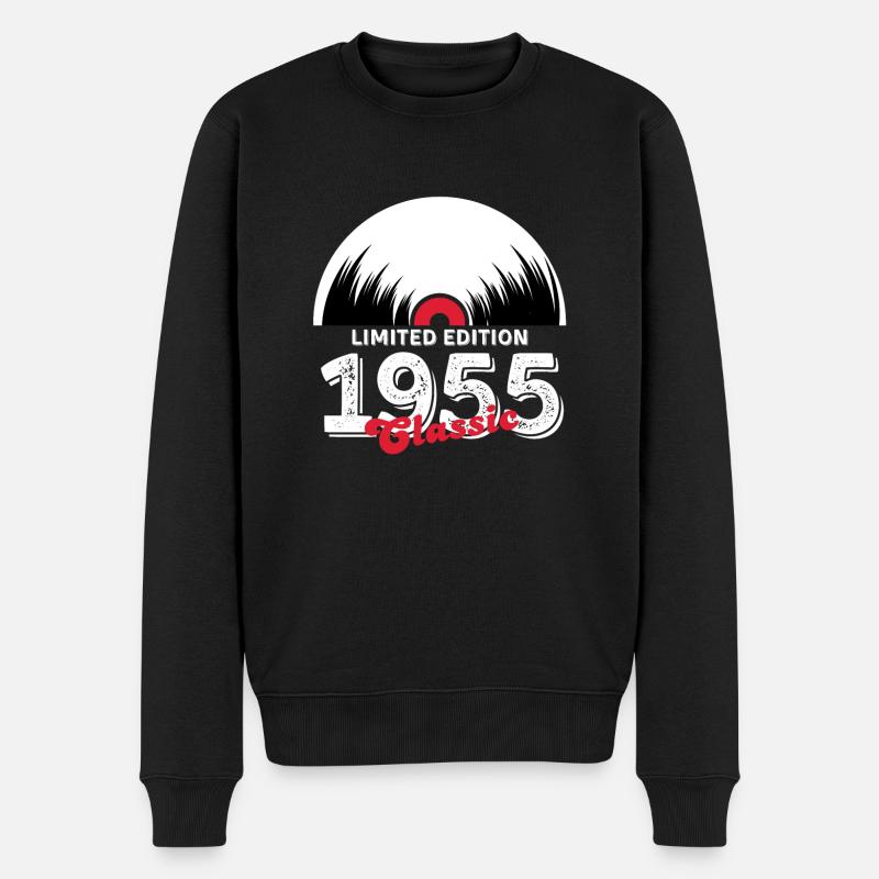 Limited edition 1955 Classic vinyle - Pull Premium bio Homme - noir