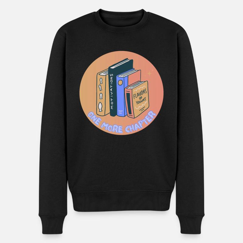 Noch ein Kapitel - Männer Premium Bio Pullover - Schwarz