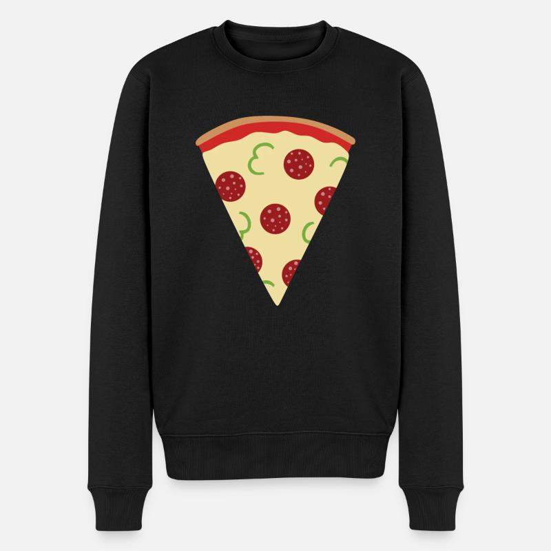 Pizza - Pull Premium bio Homme - noir