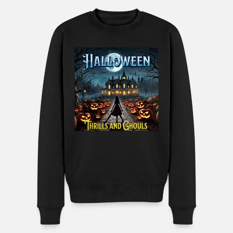 Halloween TG2 - Männer Premium Bio Pullover - Schwarz
