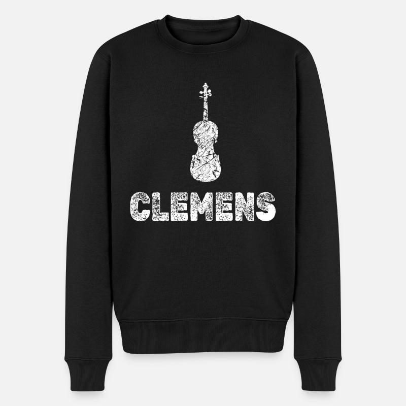 Viola Clemens - Pull Premium bio Homme - noir