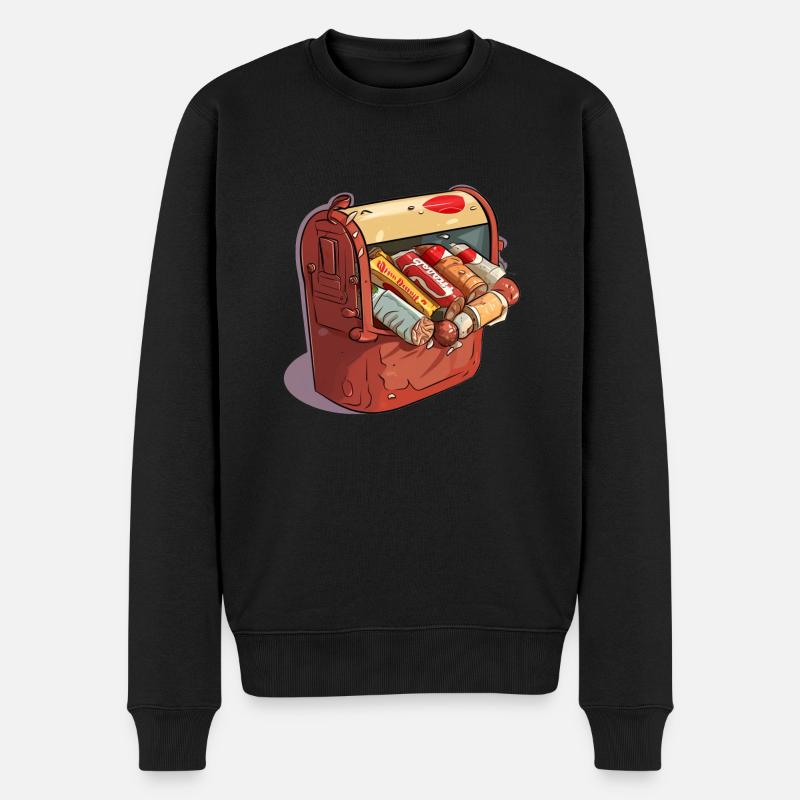 Spam Informatikwitz - Männer Premium Bio Pullover - Schwarz