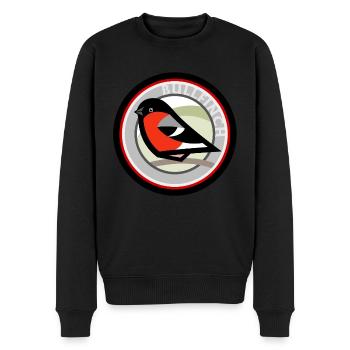 Bullfinch - Men's Premium Organic Jumper - black - Front - Nico (187cm)