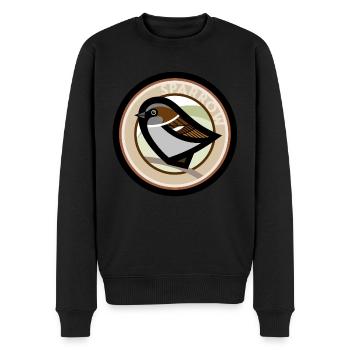 Sparrow - Men's Premium Organic Jumper - black - Front - Nico (187cm)