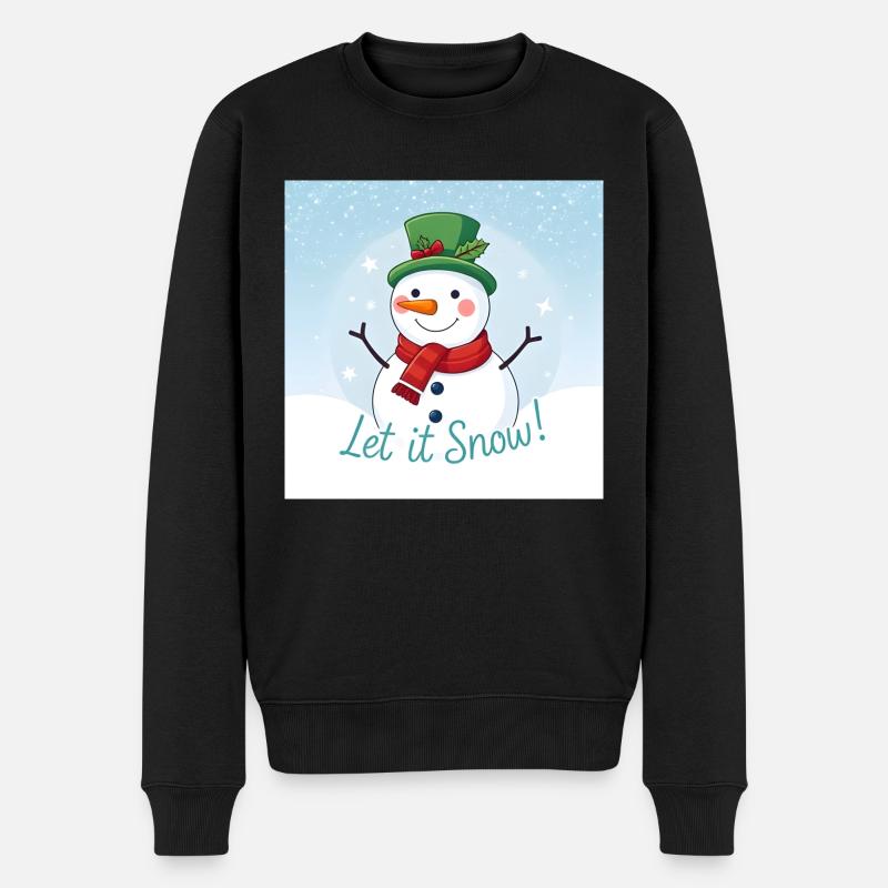 Que neige - Pull Premium bio Homme - noir