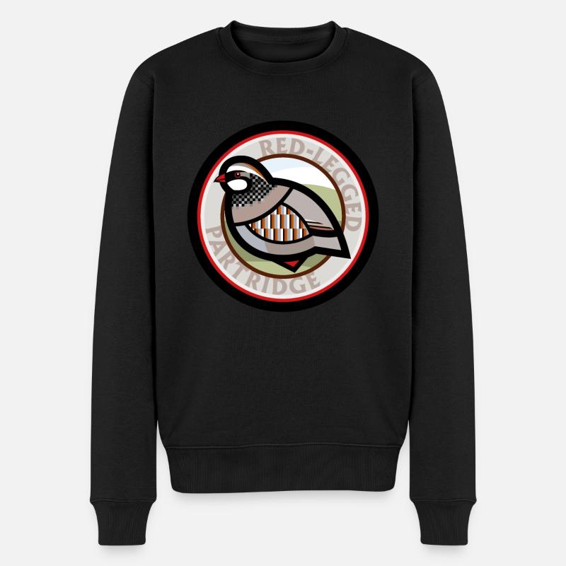 Rothuhn - Männer Premium Bio Pullover - Schwarz