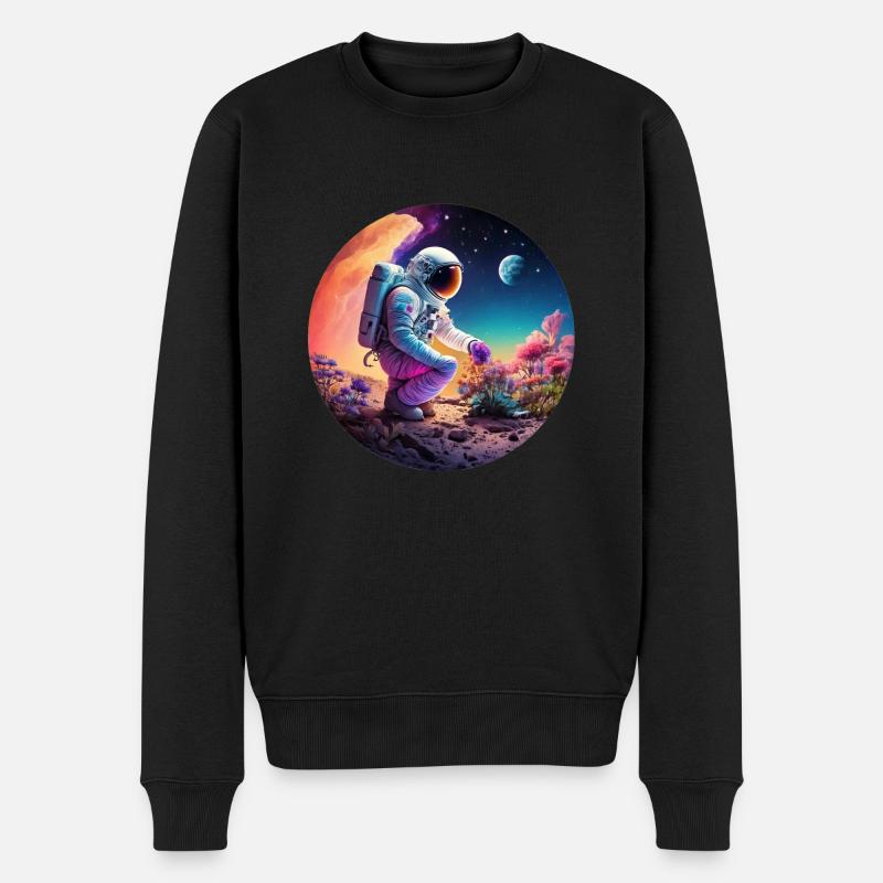 Astronaute jardinier - Pull Premium bio Homme - noir