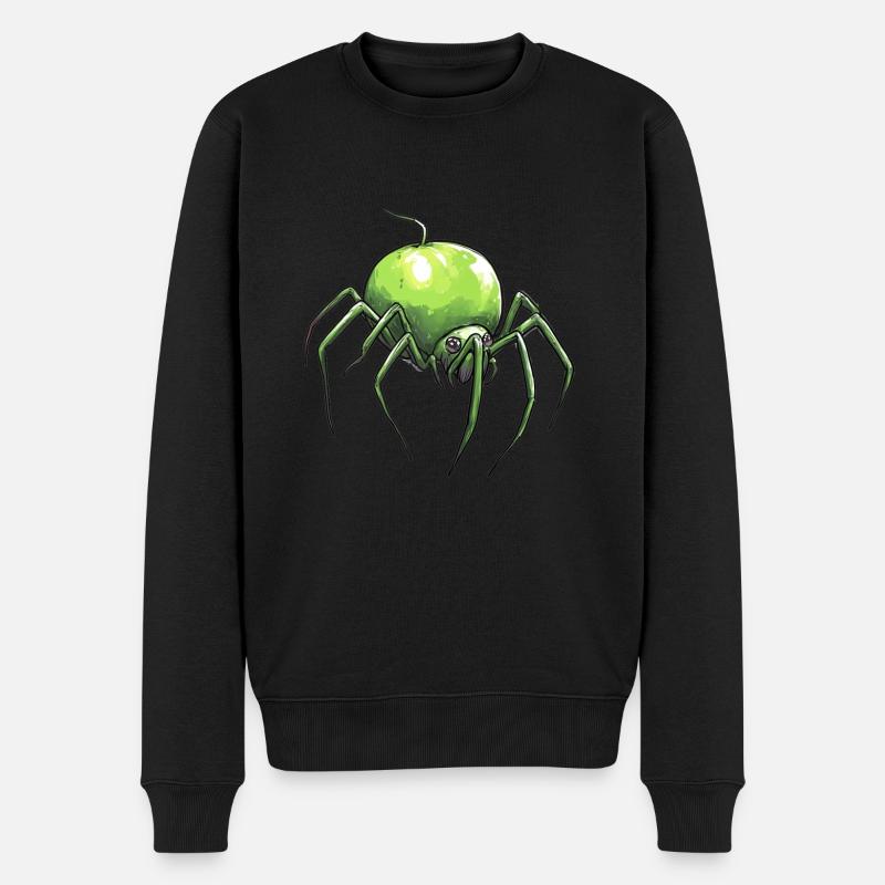 Apple Spider Apple Spider - Men's Premium Organic Jumper - black