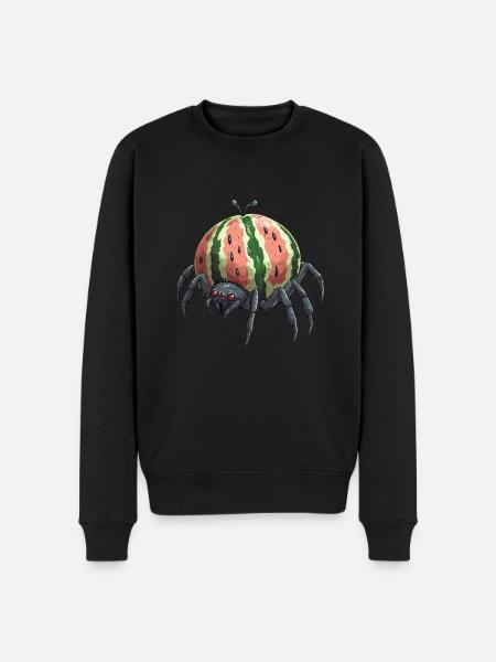 Melon Spider - Men's Premium Organic Jumper - black