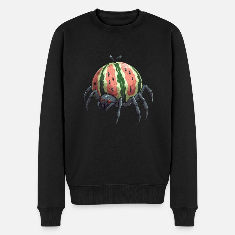 Araignée melon - Pull Premium bio Homme - noir