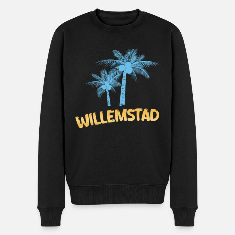 Willemstad Willemstad - Pull Premium bio Homme - noir