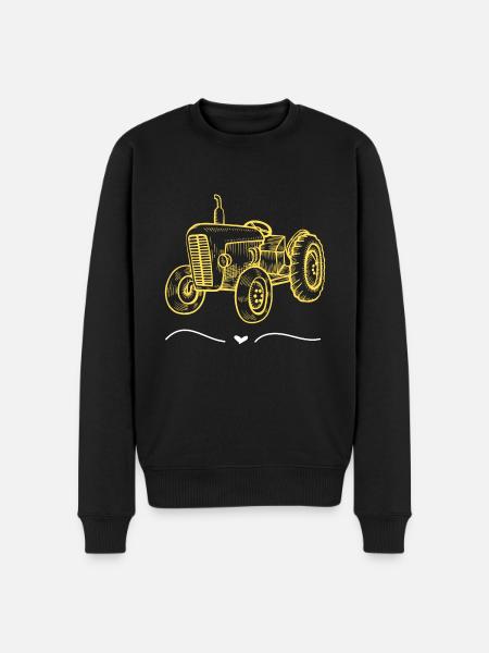 Traktor / traktor / traktor - Økologisk premium-sweatshirt til mænd - sort