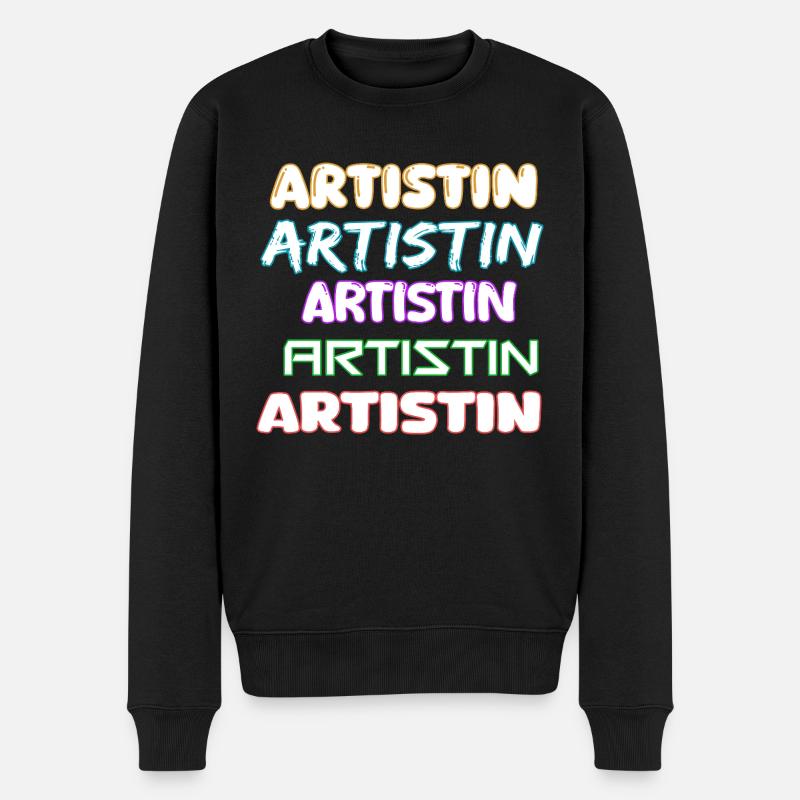 L’artiste comme métier - Pull Premium bio Homme - noir