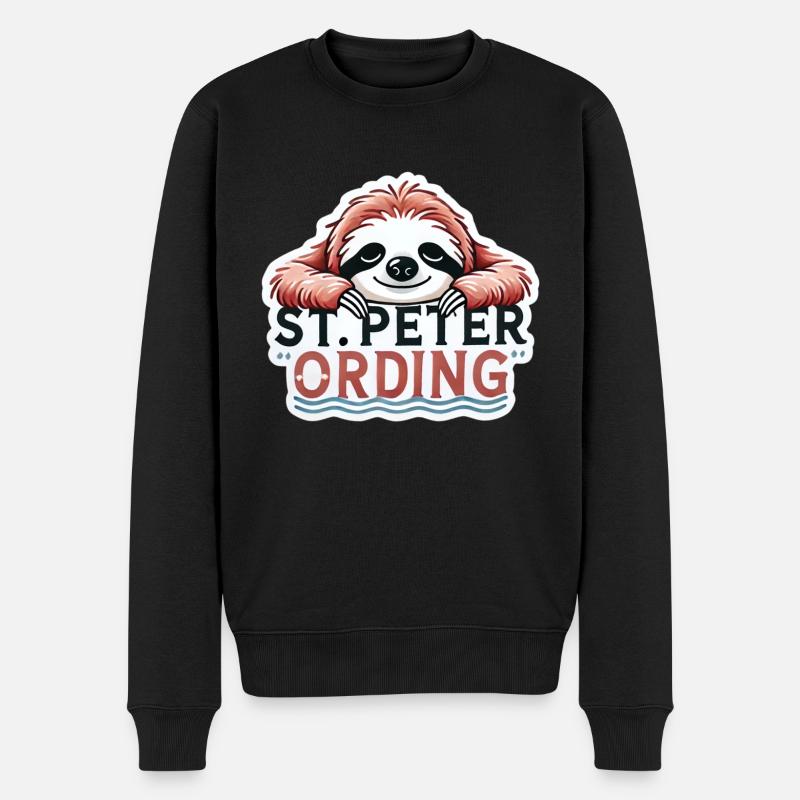 St. Peter Ording - Men's Premium Organic Jumper - black