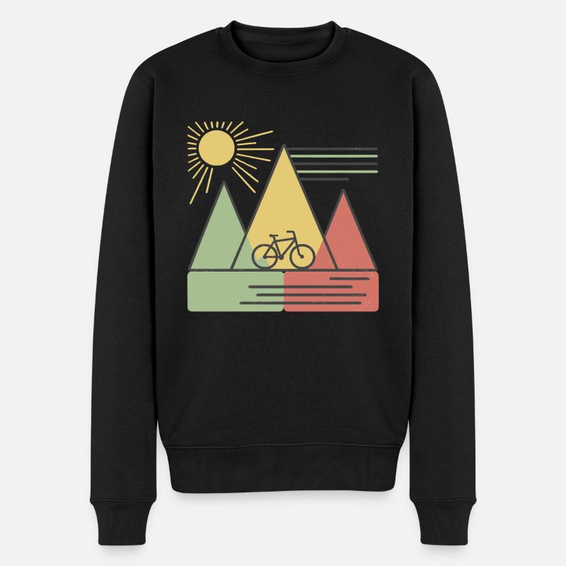 Vélo Cyclotourisme - Pull Premium bio Homme - noir