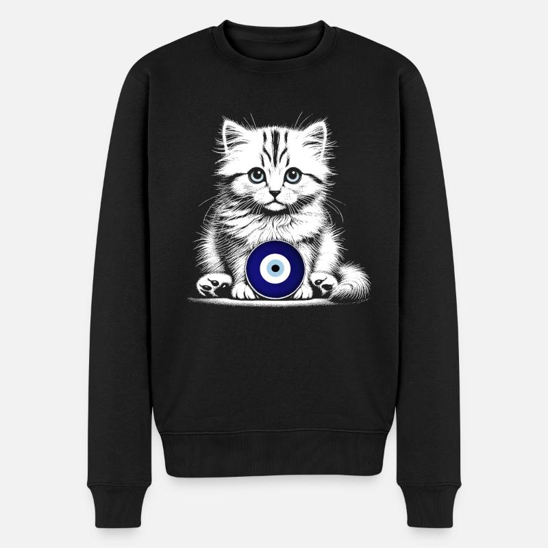 Nazar - Männer Premium Bio Pullover - Schwarz