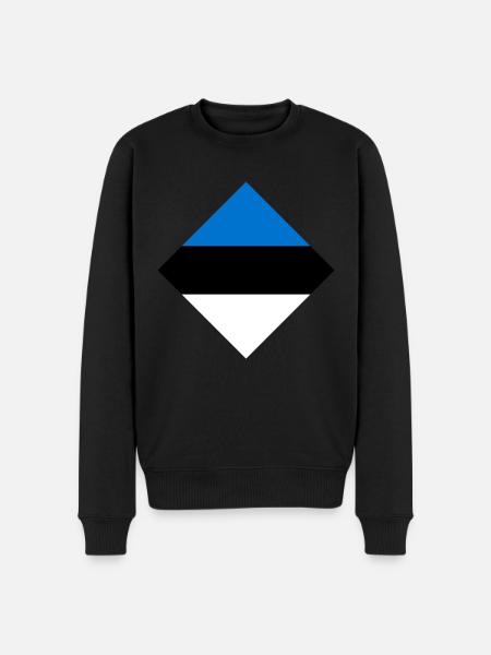 Estonia - Men's Premium Organic Jumper - black