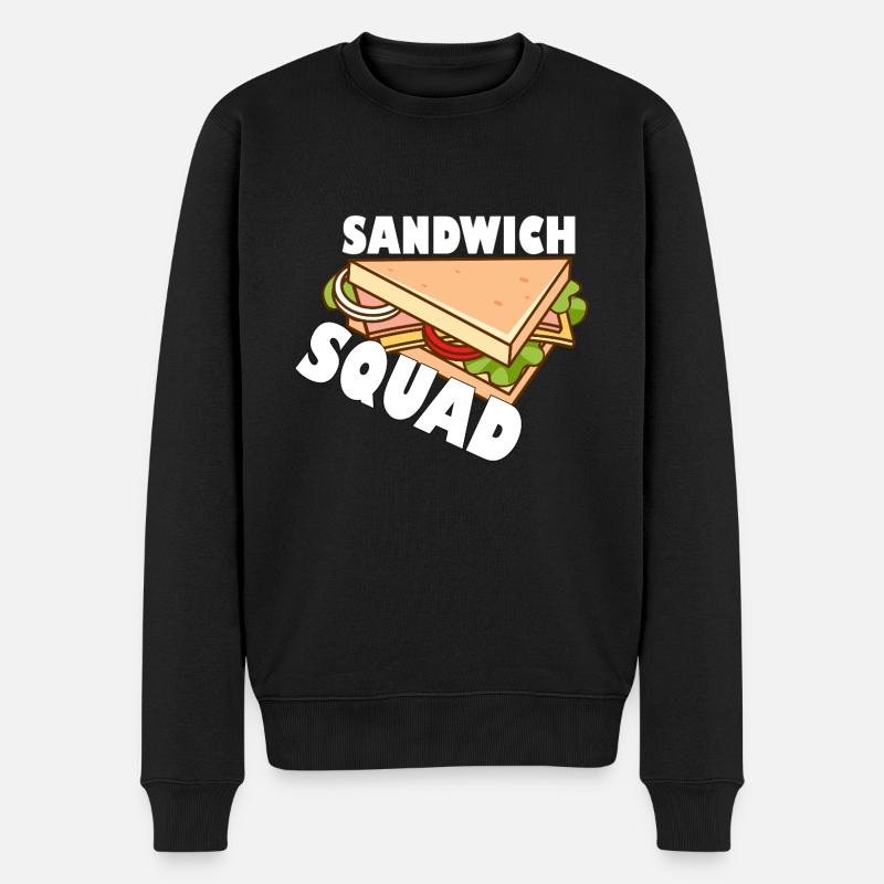 Sandwich - Sandwich Squad - Pull Premium bio Homme - noir