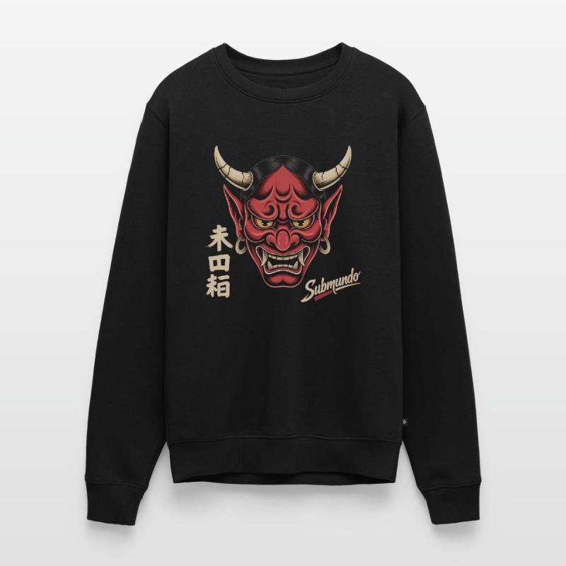 Japanese mask Men's Premium Organic Jumper