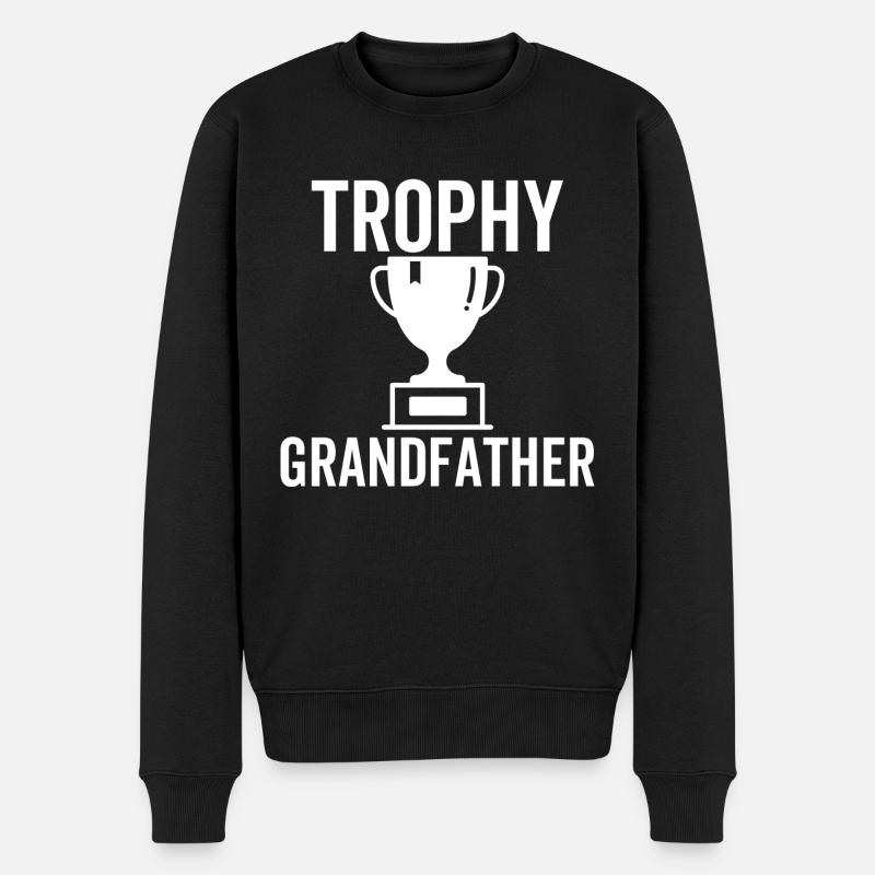 Trophée Grand-père - Pull Premium bio Homme - noir