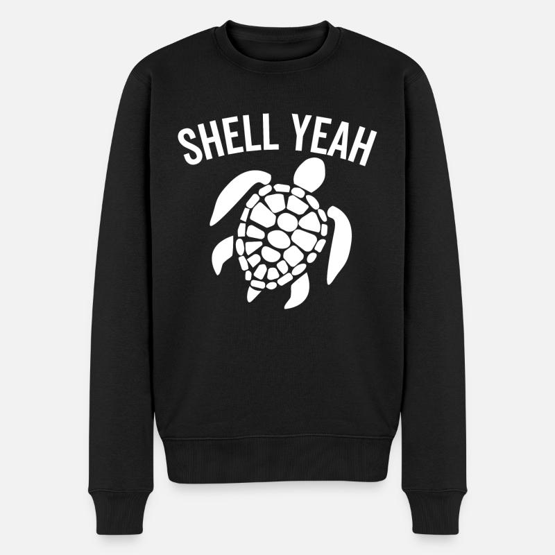 Shell oui - Pull Premium bio Homme - noir