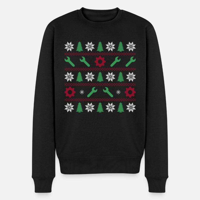 Tools Ugly Christmas - Men's Premium Organic Jumper - black