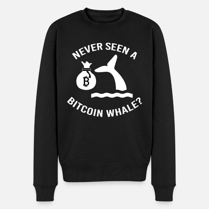Bitcoin Trading Crypto Aktien - Männer Premium Bio Pullover - Schwarz