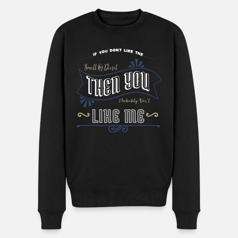 statement jokes technician baseballcoffeemug - Männer Premium Bio Pullover - Schwarz