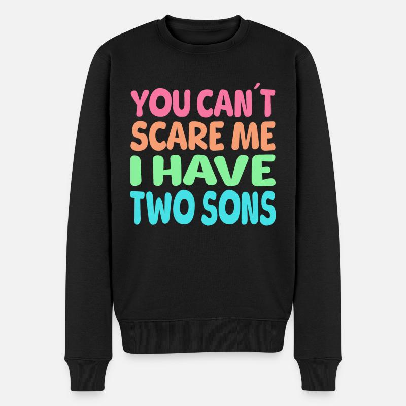 J’ai deux fils Fun - Pull Premium bio Homme - noir