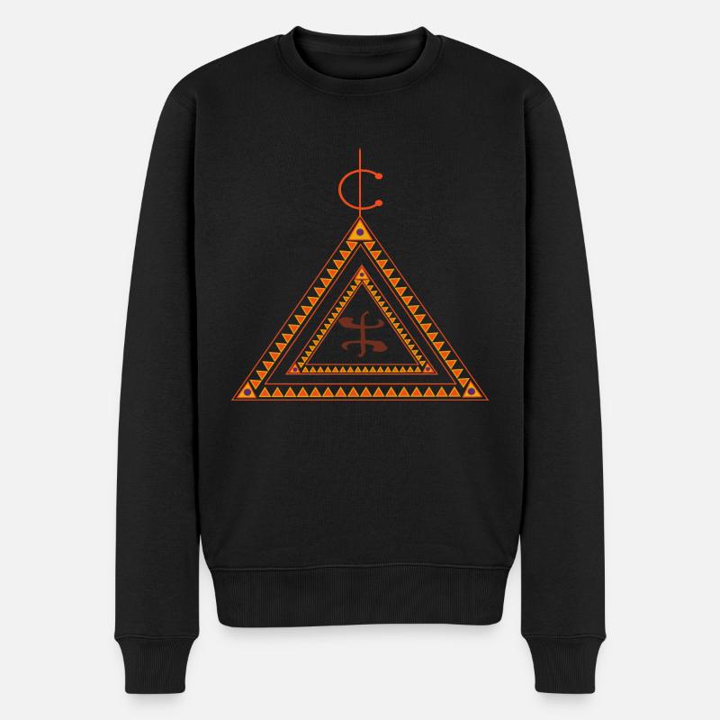 design berbère amazigh kabyle - Pull Premium bio Homme - noir