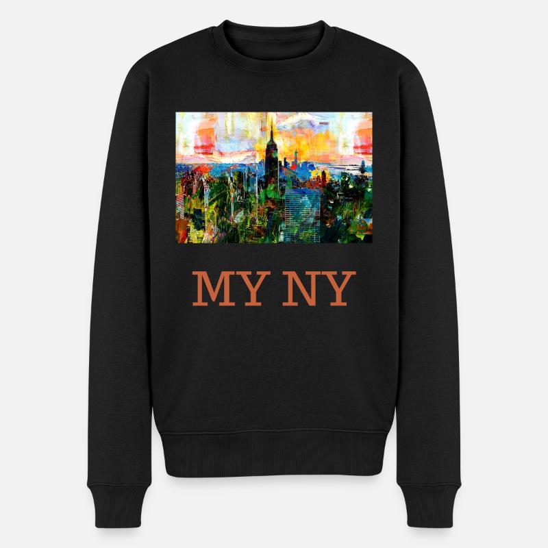 WIR - Männer Premium Bio Pullover - Schwarz