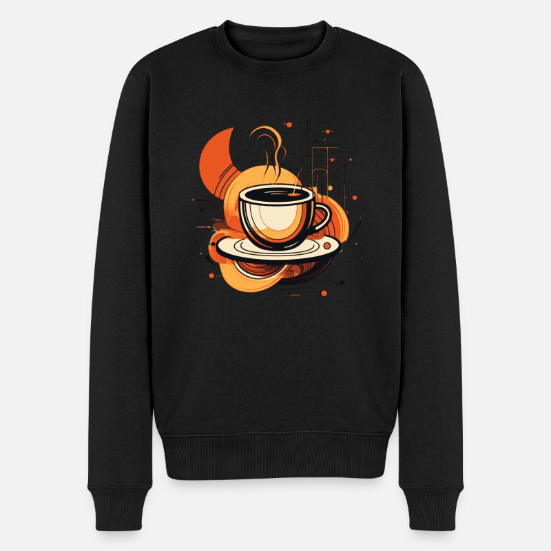 Tasse de café design - Pull Premium bio Homme - noir