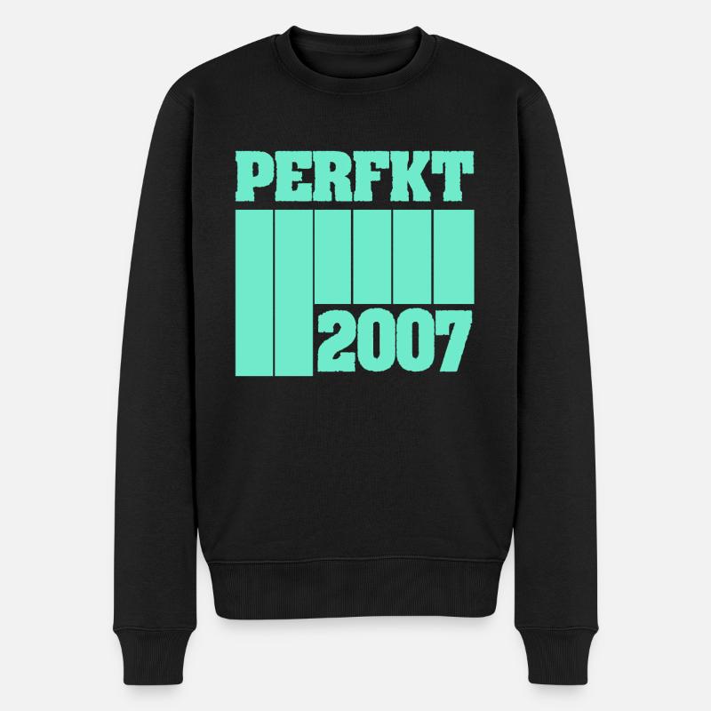 2007 - Männer Premium Bio Pullover - Schwarz